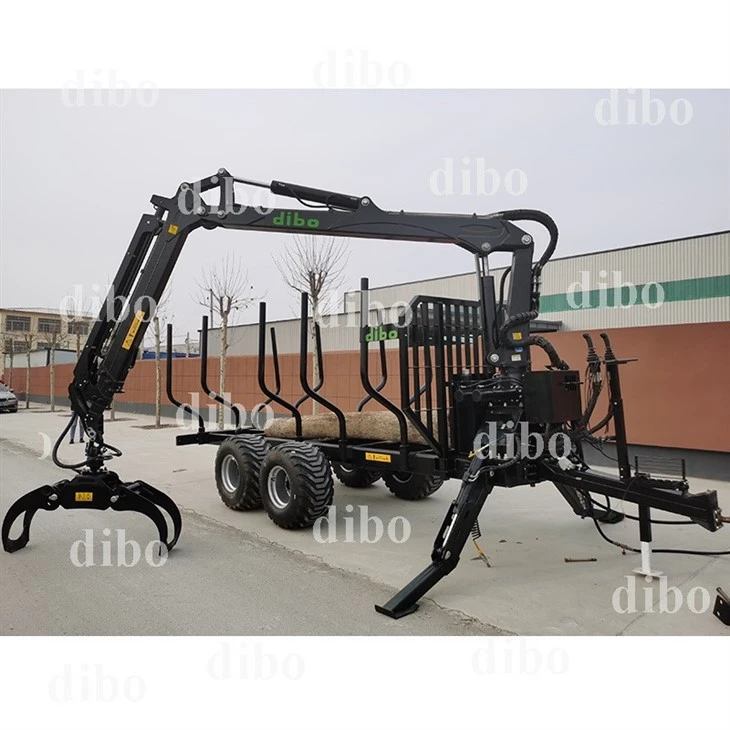 Forest Log Grapple Crane